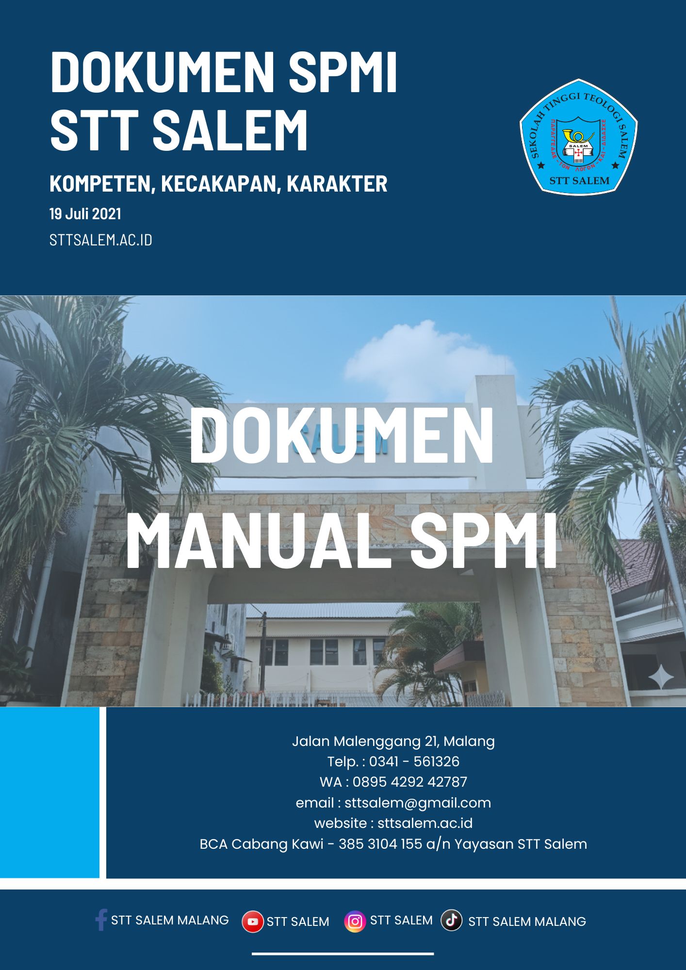 Dokumen Manual SPMI STT Salem
