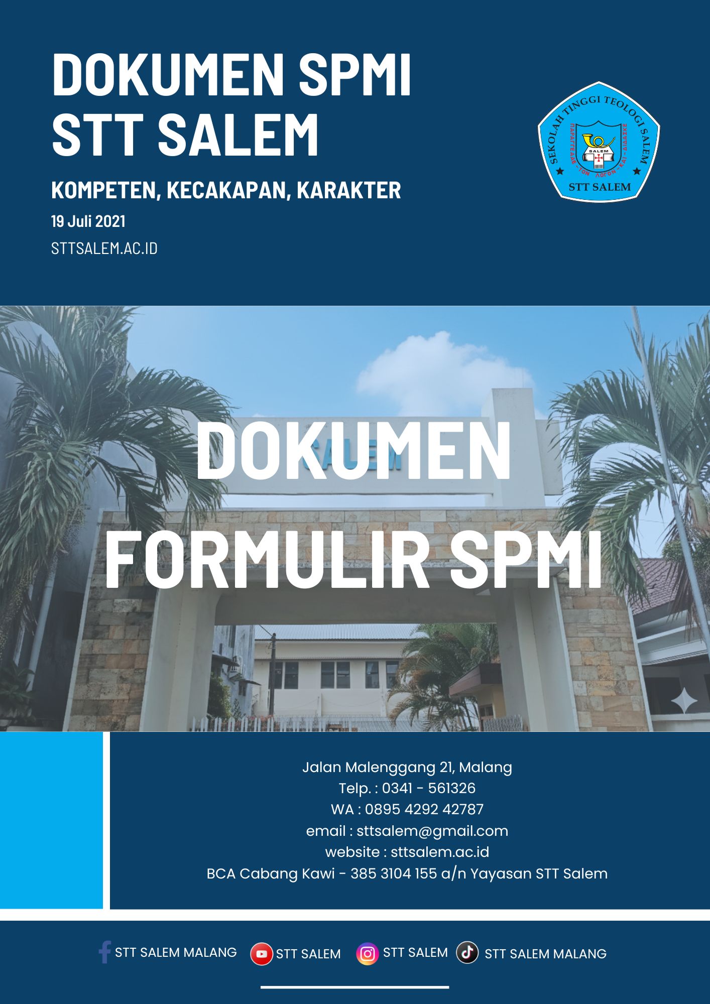 Dokumen Formulir SPMI STT Salem